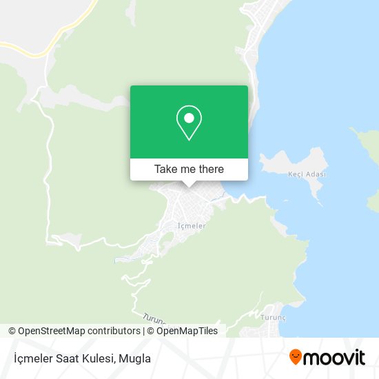 İçmeler Saat Kulesi map
