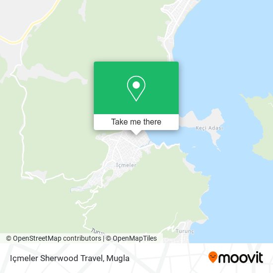 Içmeler Sherwood Travel map