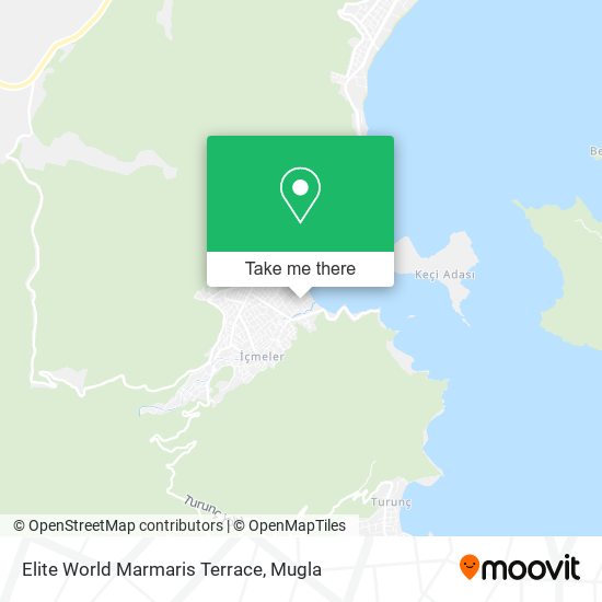 Elite World Marmaris Terrace map