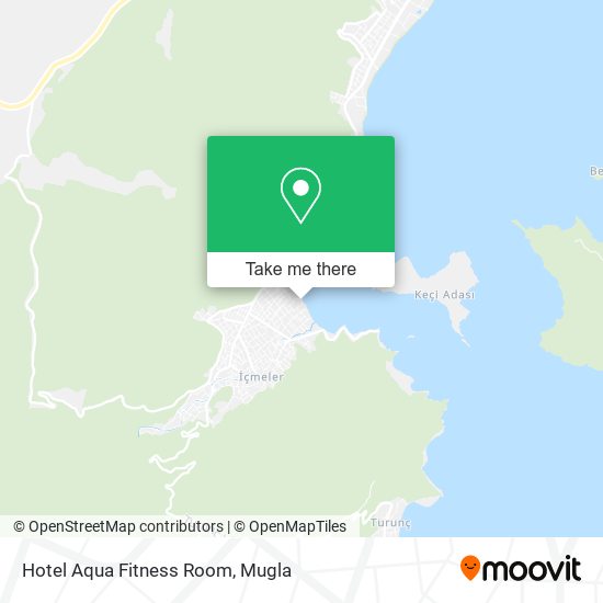 Hotel Aqua Fitness Room map