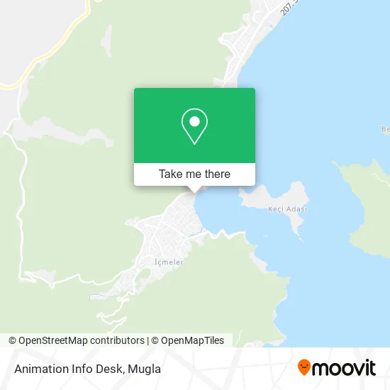 Animation Info Desk map