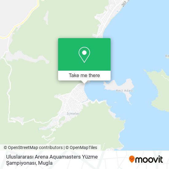 Uluslararası Arena Aquamasters Yüzme Şampiyonası map