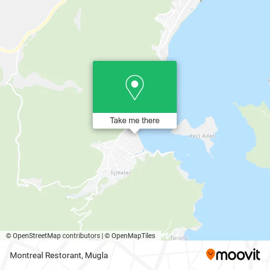 Montreal Restorant map