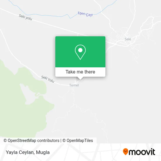 Yayla Ceylan map