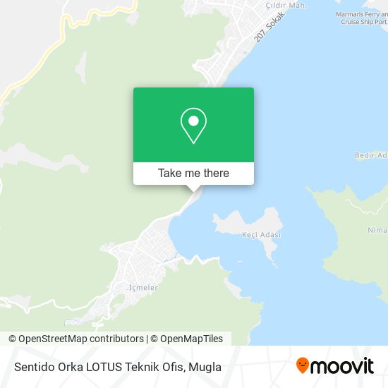 Sentido Orka LOTUS Teknik Ofis map