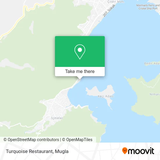 Turquoise Restaurant map