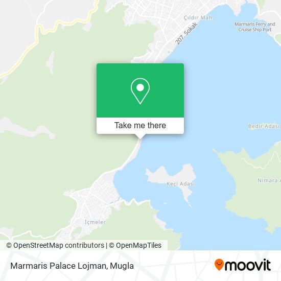 Marmaris Palace Lojman map