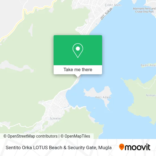 Sentito Orka LOTUS Beach & Security Gate map