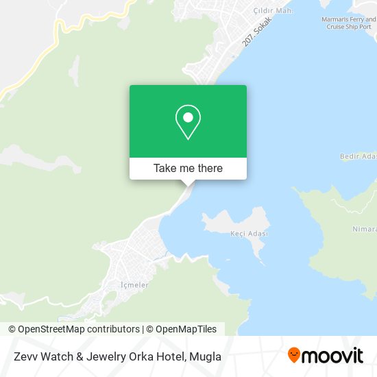 Zevv Watch & Jewelry Orka Hotel map