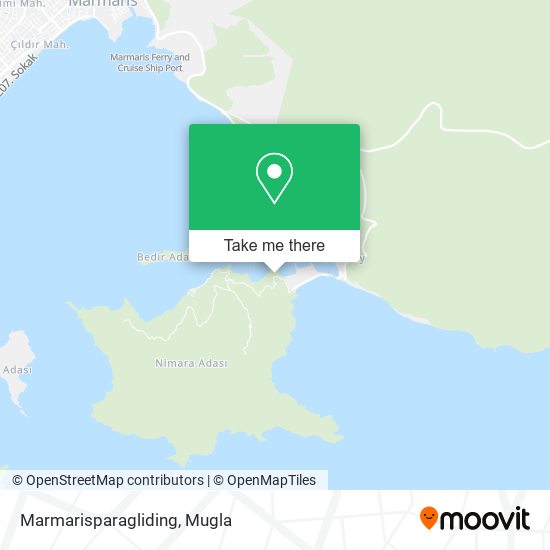 Marmarisparagliding map