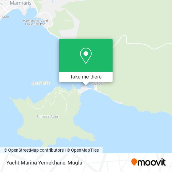 Yacht Marina Yemekhane map