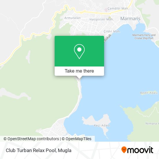 Club Turban Relax Pool map