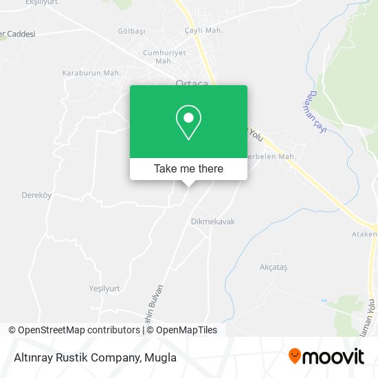 Altınray Rustik Company map