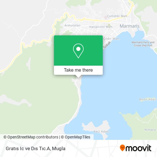Gratıs Ic ve Dıs Tıc.A map