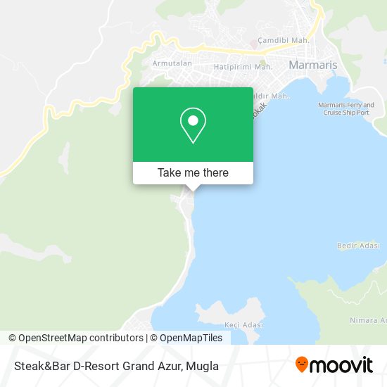 Steak&Bar D-Resort Grand Azur map