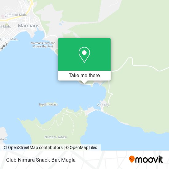 Club Nimara Snack Bar map