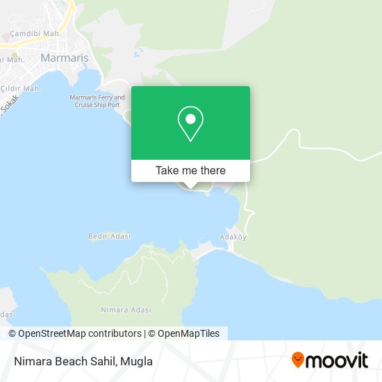 Nimara Beach Sahil map