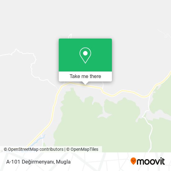 A-101 Değirmenyanı map