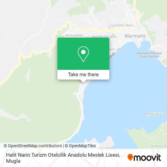 Halit Narin Turizm Otelcilik Anadolu Meslek Lisesi map