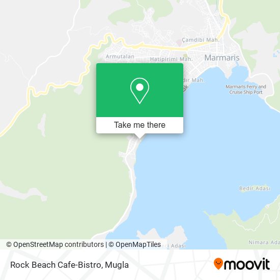 Rock Beach Cafe-Bistro map