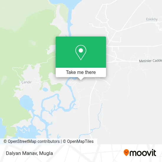 Dalyan Manav map