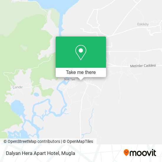 Dalyan Hera Apart Hotel map