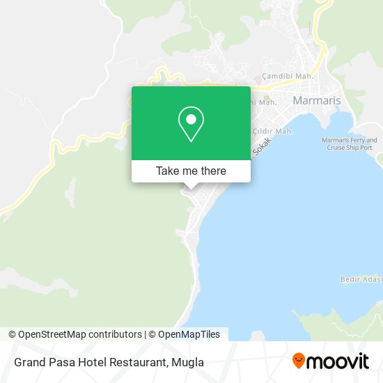 Grand Pasa Hotel Restaurant map