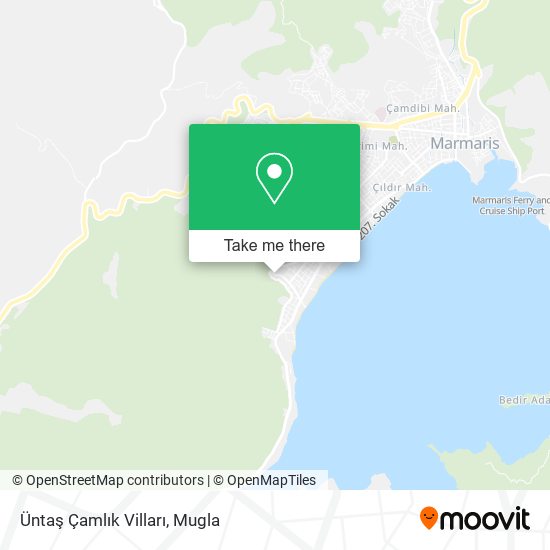 Üntaş Çamlık Vilları map