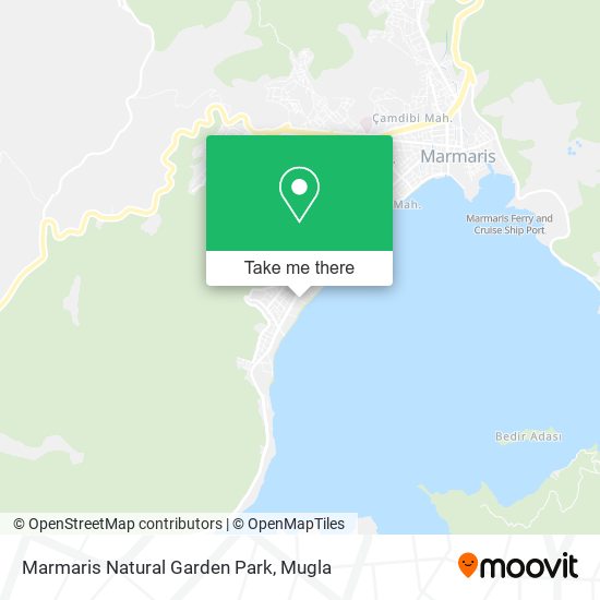 Marmaris Natural Garden Park map