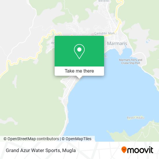 Grand Azur Water Sports map