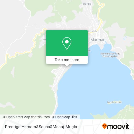 Prestige Hamam&Sauna&Masaj map