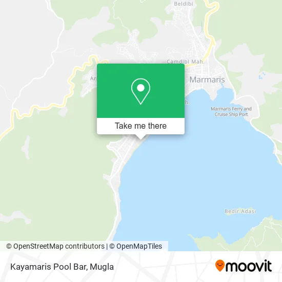 Kayamaris Pool Bar map