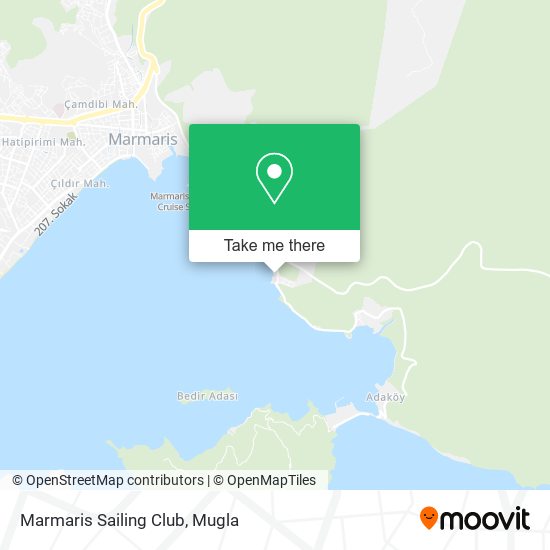 Marmaris Sailing Club map