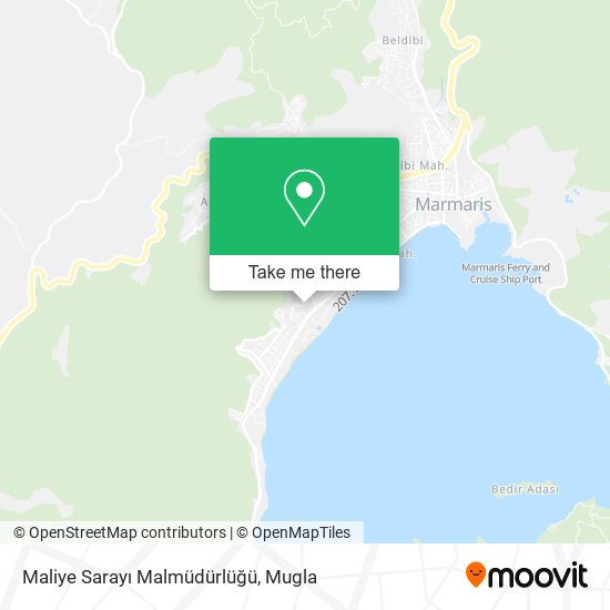 Maliye Sarayı Malmüdürlüğü map