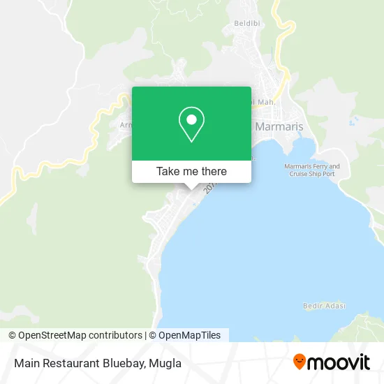 Main Restaurant Bluebay map