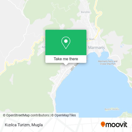 Kızılca Turizm map