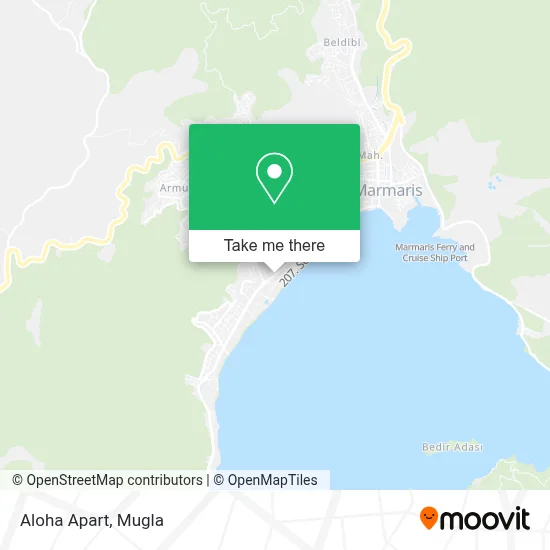 Aloha Apart map
