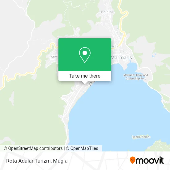 Rota Adalar Turizm map