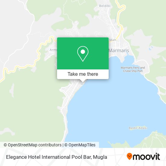 Elegance Hotel International Pool Bar map