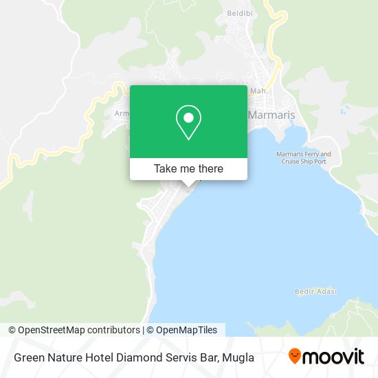Green Nature Hotel Diamond Servis Bar map