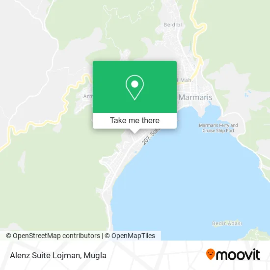 Alenz Suite Lojman map