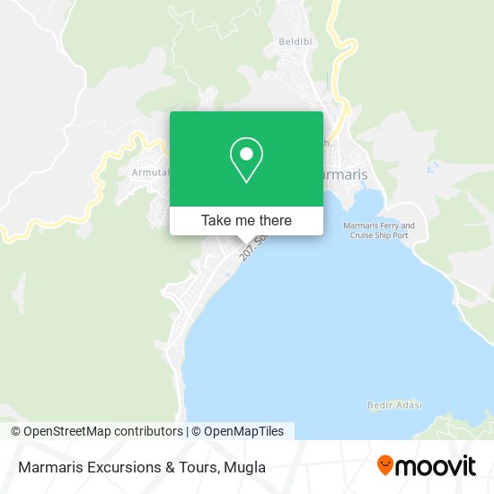Marmaris Excursions & Tours map