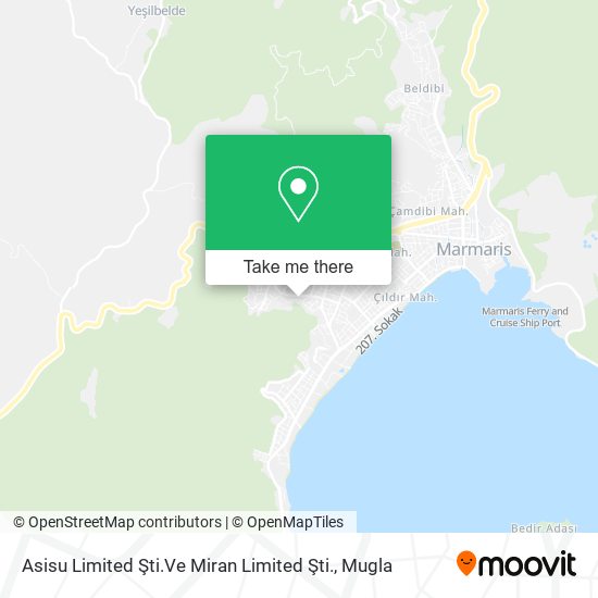 Asisu Limited Şti.Ve Miran Limited Şti. map