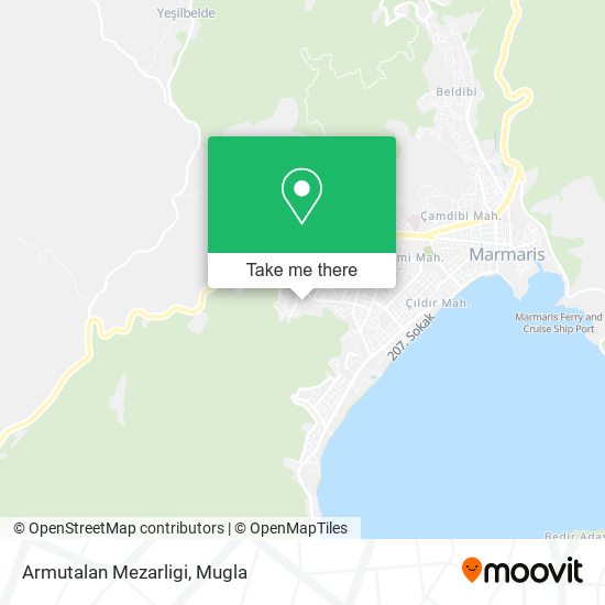 Armutalan Mezarligi map
