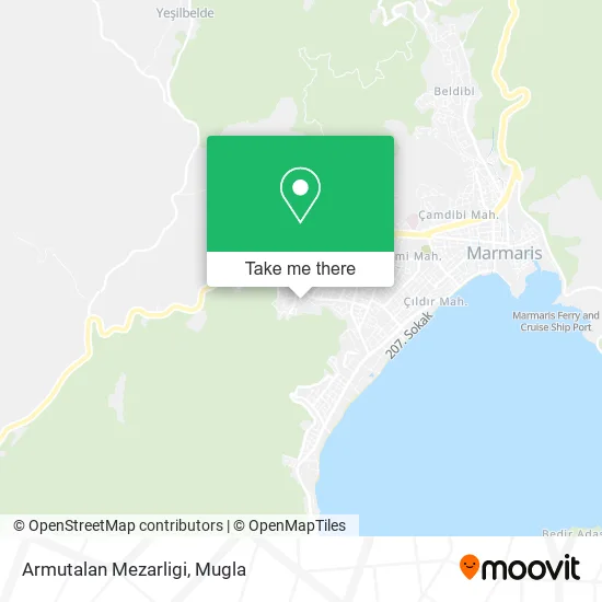 Armutalan Mezarligi map