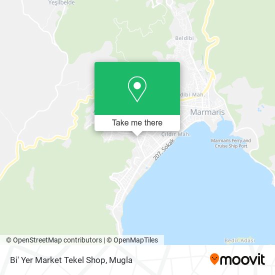 Bi' Yer Market Tekel Shop map