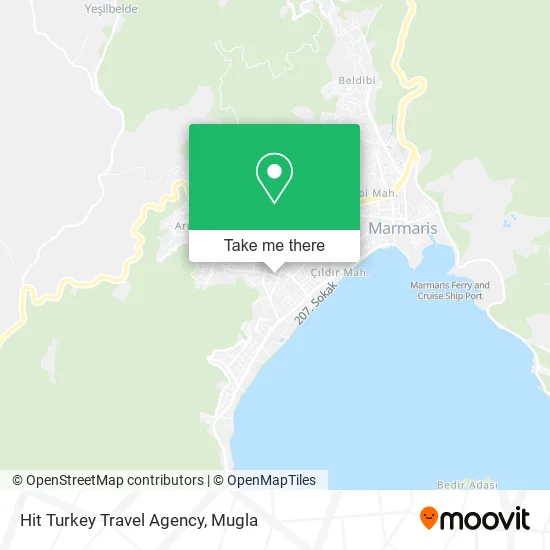 Hit Turkey Travel Agency map