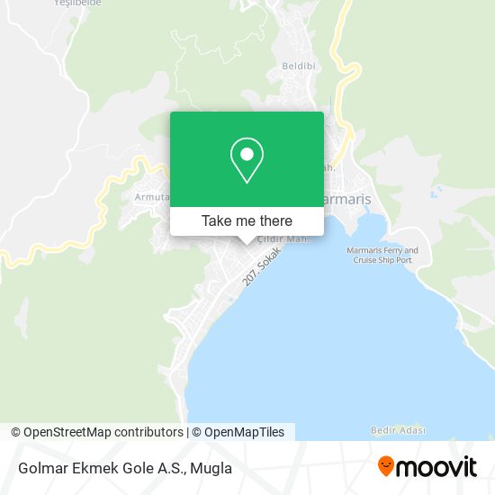 Golmar Ekmek Gole A.S. map