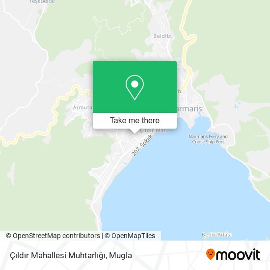 Çıldır Mahallesi Muhtarlığı map