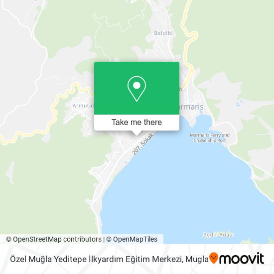 Özel Muğla Yeditepe İlkyardım Eğitim Merkezi map